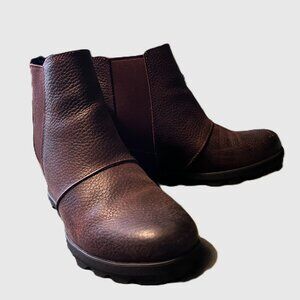 Sorel Brown Ankle Boots – Traction & Comfort